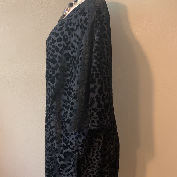 Anthropologie Greylin 1X velvet velour jumpsuit pockets butterfly sleeves - Picture 6 of 11